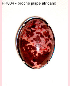 PR004 PR004 broche jaspe africano