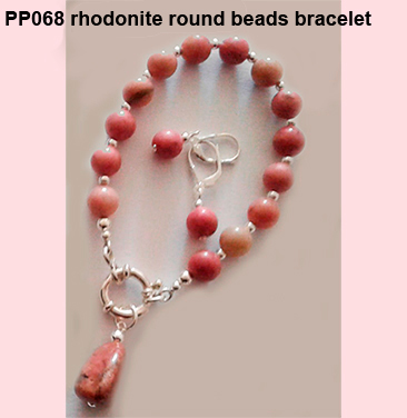 PP068-rhodonite-round-beads-bracelet