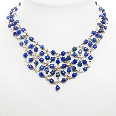 CP039B lapis lazuli necklace