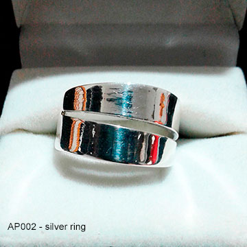 AP002 silver ring