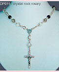 DP011 rock crystal rosary