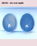 AE036 blue sky agate