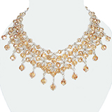 CP001-04 ambar crystal rock necklace