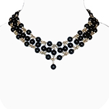 CP041A black onyx necklace