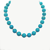 CP043 turquoise magnesite necklace