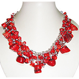 CP116 bamboo coral necklace