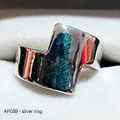 AP008 silver ring